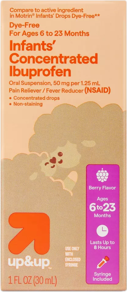 Target up & up Infant Ibuprofen Drops 50 mg per 1.25 mL